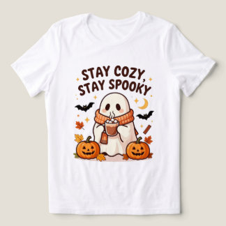 Bleib Kuschelig, Bleib Gruselig Süßer Geist Hallow Tri-Blend Shirt