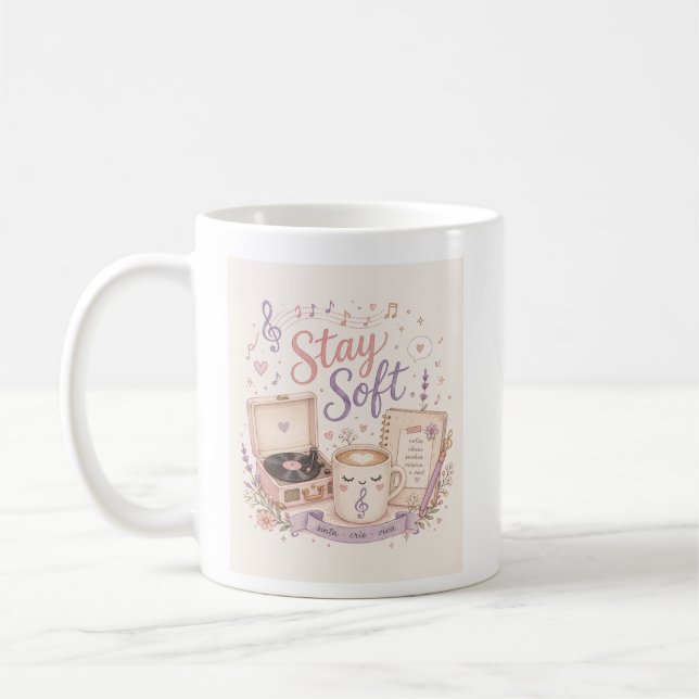 Bleib Locker Musikliebhaber Tasse (Links)