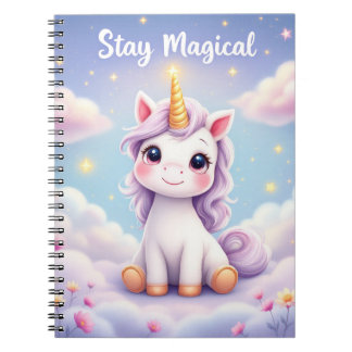 Bleib Magisch - Einhorn Notizbuch für Kinder Notizblock