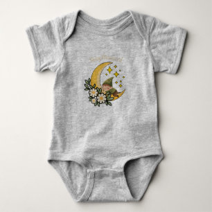 Bleib Magisch Gnom auf dem zunehmendem Mond  Baby Strampler