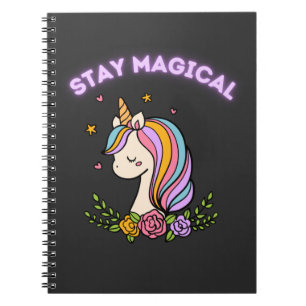Bleib Magisches Einhorn    Notizblock
