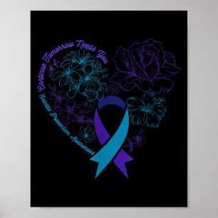 Bleib Morgen Braucht Dich Selbstmordpräventionsbew Poster