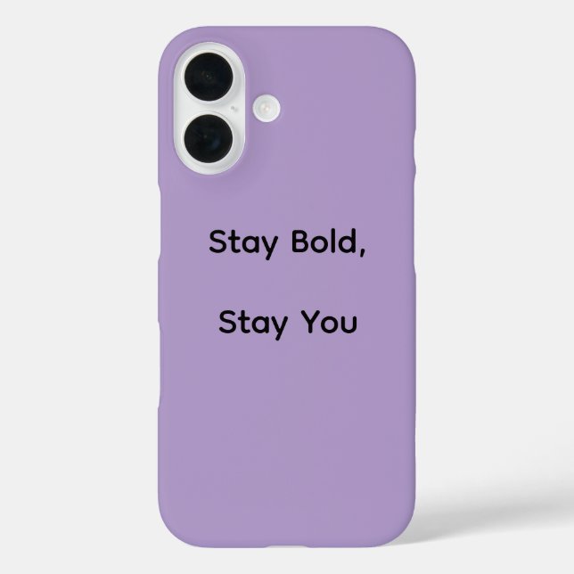 Bleib Mutig iPhone-Hülle Case-Mate iPhone Hülle (Rückseite)
