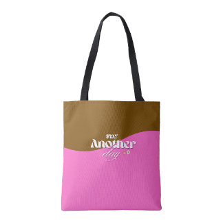 Bleib noch einen Tag Leinwand-Tasche - Psychische