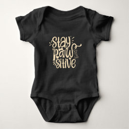 Bleib Pawsitiv Baby-Body – Süßes Welpen-Thema  Baby Strampler