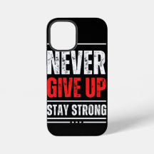 Bleib positiv | Aufmunternde iPhone 12 Mini Hülle