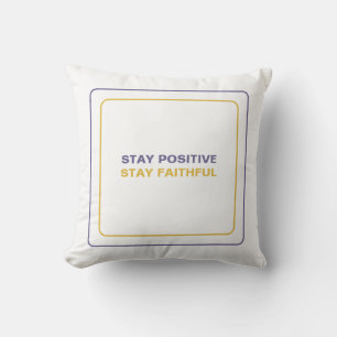 Bleib positiv, bleib treu: Unsere tägliche Inspira Kissen