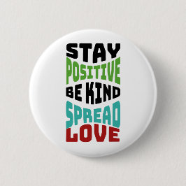 Bleib positiv button