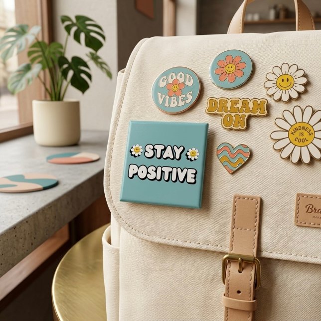 Bleib positiv button (Von Creator hochgeladen)
