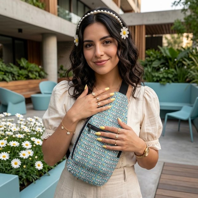 Bleib positiv crossbody bag (Von Creator hochgeladen)