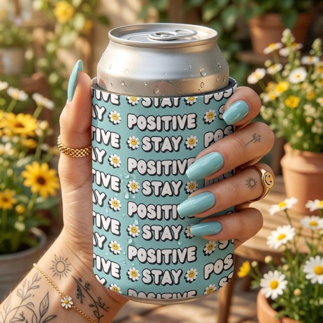 Bleib positiv dosenkühler (Von Creator hochgeladen)