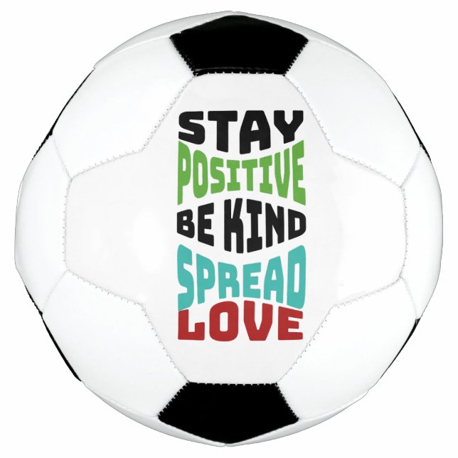 Bleib positiv fußball (Vorderseite)