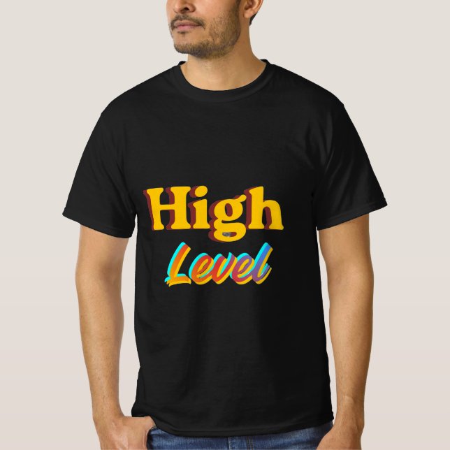 Bleib Positiv Grafik T-Shirt (Vorderseite)