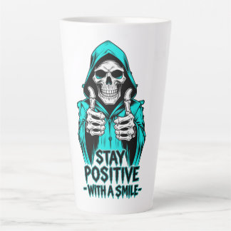 Bleib positiv – Inspirierende Motivation  Milchtasse