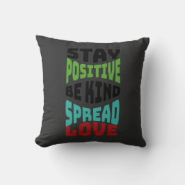 Bleib positiv kissen