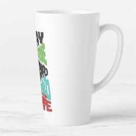 Bleib positiv milchtasse