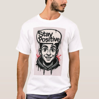 Bleib positiv  T-Shirt