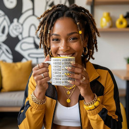 Bleib positiv zweifarbige tasse