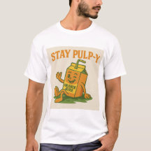 Bleib Pulp-ig – Retro Saft Tee