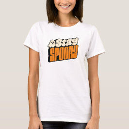 Bleib Retro Halloween Geist spooky T-Shirt