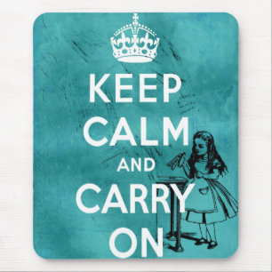 Bleib ruhig Alice Mousepad