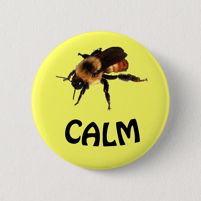 Bleib ruhig button (Vorderseite)