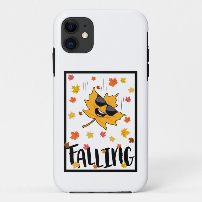 Bleib ruhig & falle um Case-Mate iPhone hülle (Rückseite)