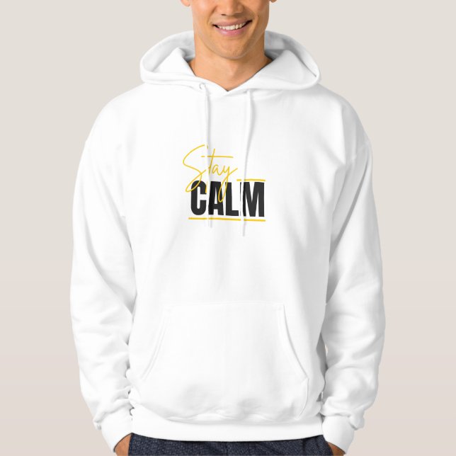 Bleib ruhig hoodie (Vorderseite)
