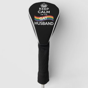 Bleib ruhig, ich bin der schwule Ehemann, Ehefrau, Golf Headcover