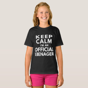 Bleib ruhig, ich bin ein offizieller Teenager T-Sh T-Shirt