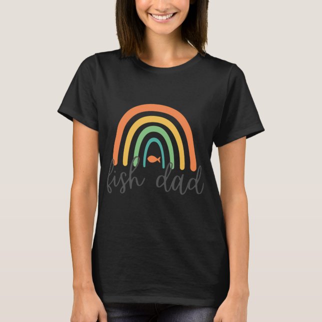 Bleib ruhig, ich bin eine Angel-Mutter T-Shirt (Vorderseite)