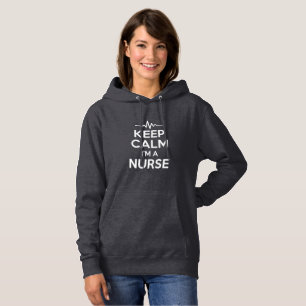 Bleib ruhig, ich bin Krankenschwester – Lustige Kr Hoodie