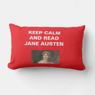 Bleib ruhig, Lies Jane Austen Schlüsselanhänger Lendenkissen