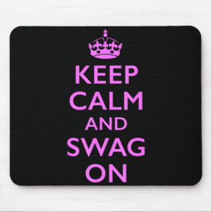 Bleib ruhig und behalte dein Selbstvertrauen Mousepad
