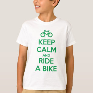 Bleib ruhig und fahre Rad T-Shirt