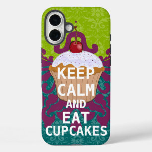 BLEIB RUHIG UND ISS CUPCAKES - ändere aqua in jede iPhone 16 Plus Hülle
