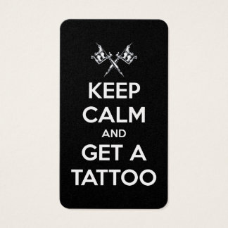 Bleib ruhig und lass dir ein Tattoo stechen