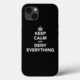 Bleib ruhig und leugne alles Case-Mate iPhone hülle