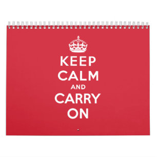 Bleib ruhig und mach weiter kalender