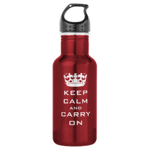 BLEIB RUHIG UND MACH WEITER PERSONALISIERT TRINKFLASCHE
