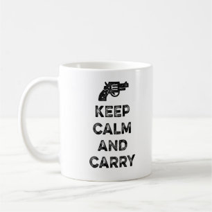 Bleib ruhig und mach weiter tasse