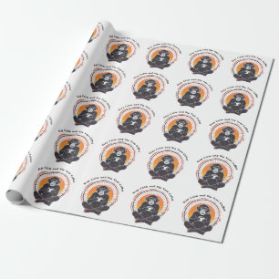 Bleib ruhig und nippe an deinem Kaffee Design Geschenkpapier