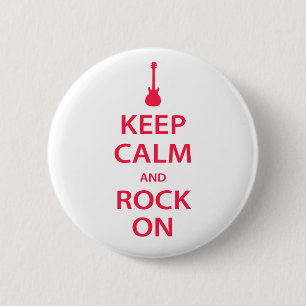 Bleib ruhig und rock weiter! button