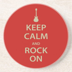 Bleib ruhig und rock weiter! untersetzer