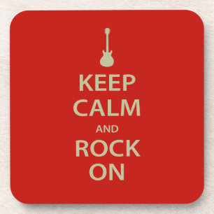 Bleib ruhig und rock weiter! untersetzer