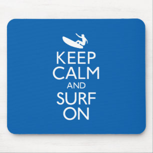 Bleib ruhig und surfe weiter mousepad