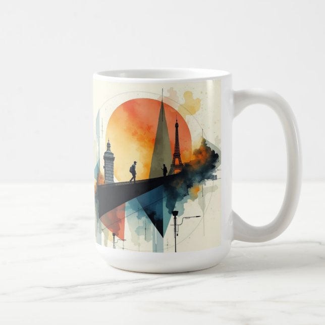 Bleib ruhig und trinke Kaffee Tasse (Rechts)