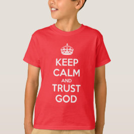 Bleib ruhig und vertraue Gott T-Shirt