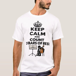 Bleib ruhig und zähle 37 Takte Pause T-Shirt