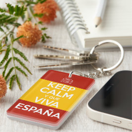 Bleib ruhig y que viva España Schlüsselanhänger